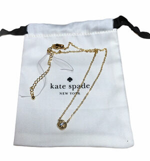 Kate Spade Women’s Infinity And Beyond Gold Tone Necklace